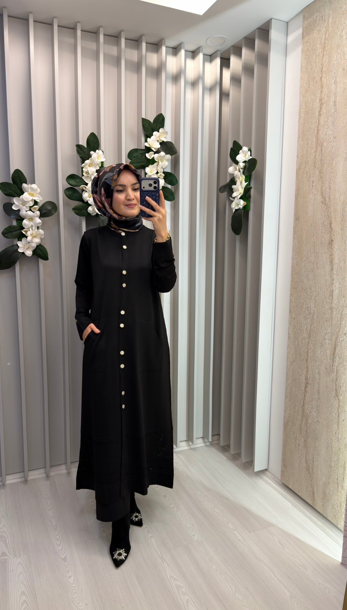 ARMİNE TREND Uzun Triko Hırka / 26KTD908