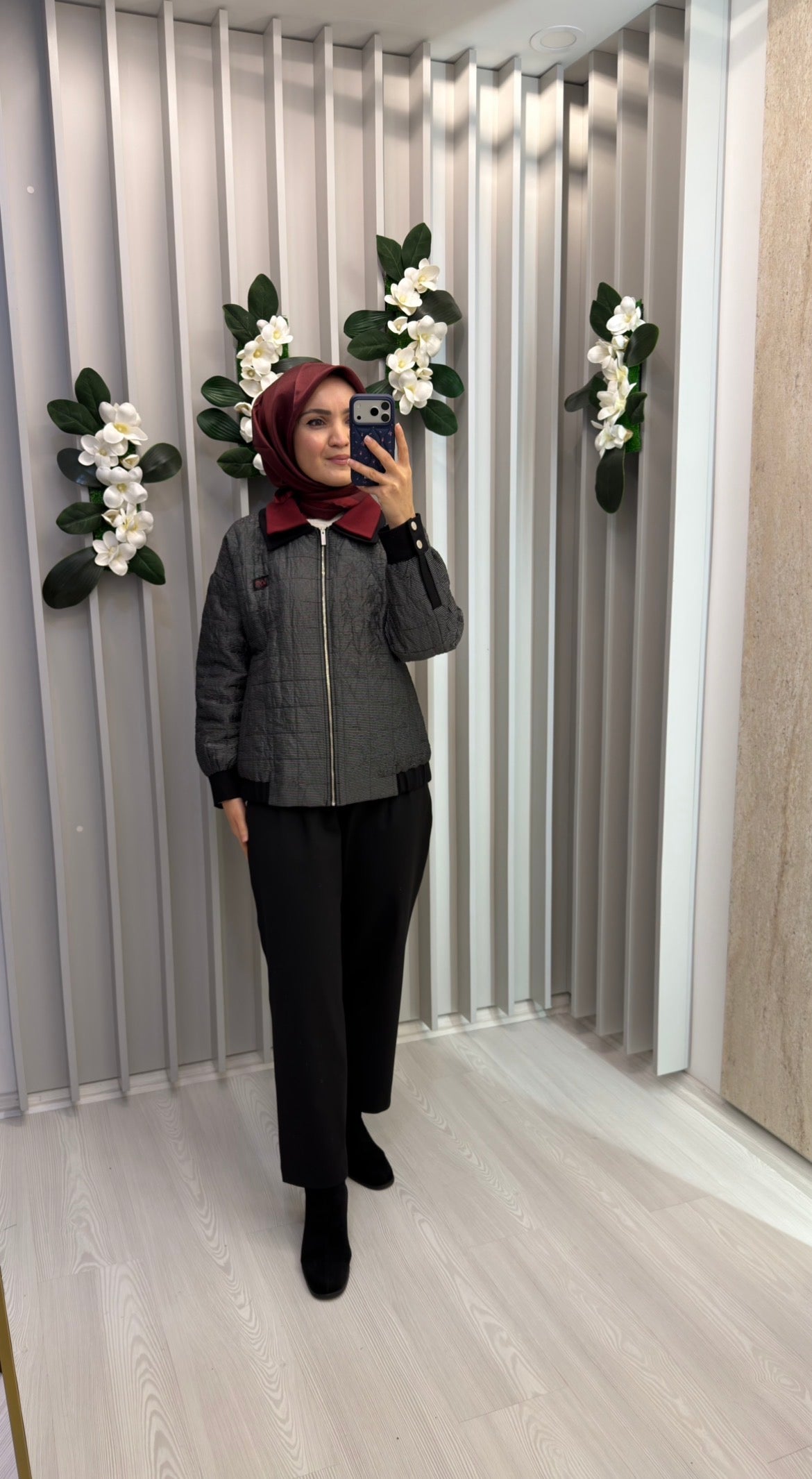 KAYRA Yaka Detaylı Kapitone Ceket / 73035